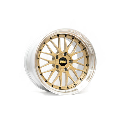 BBS LM - 20x9 / 20x10 / 5x120 - Gold w/ Diamond Cut Rim *Set of 4*