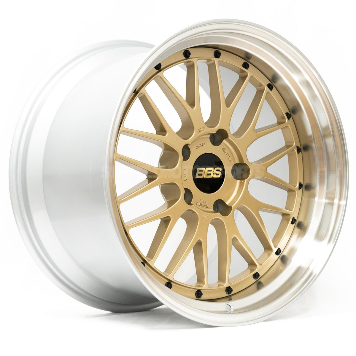 BBS LM - 20x9 / 20x10 / 5x120 - Gold w/ Diamond Cut Rim *Set of 4*