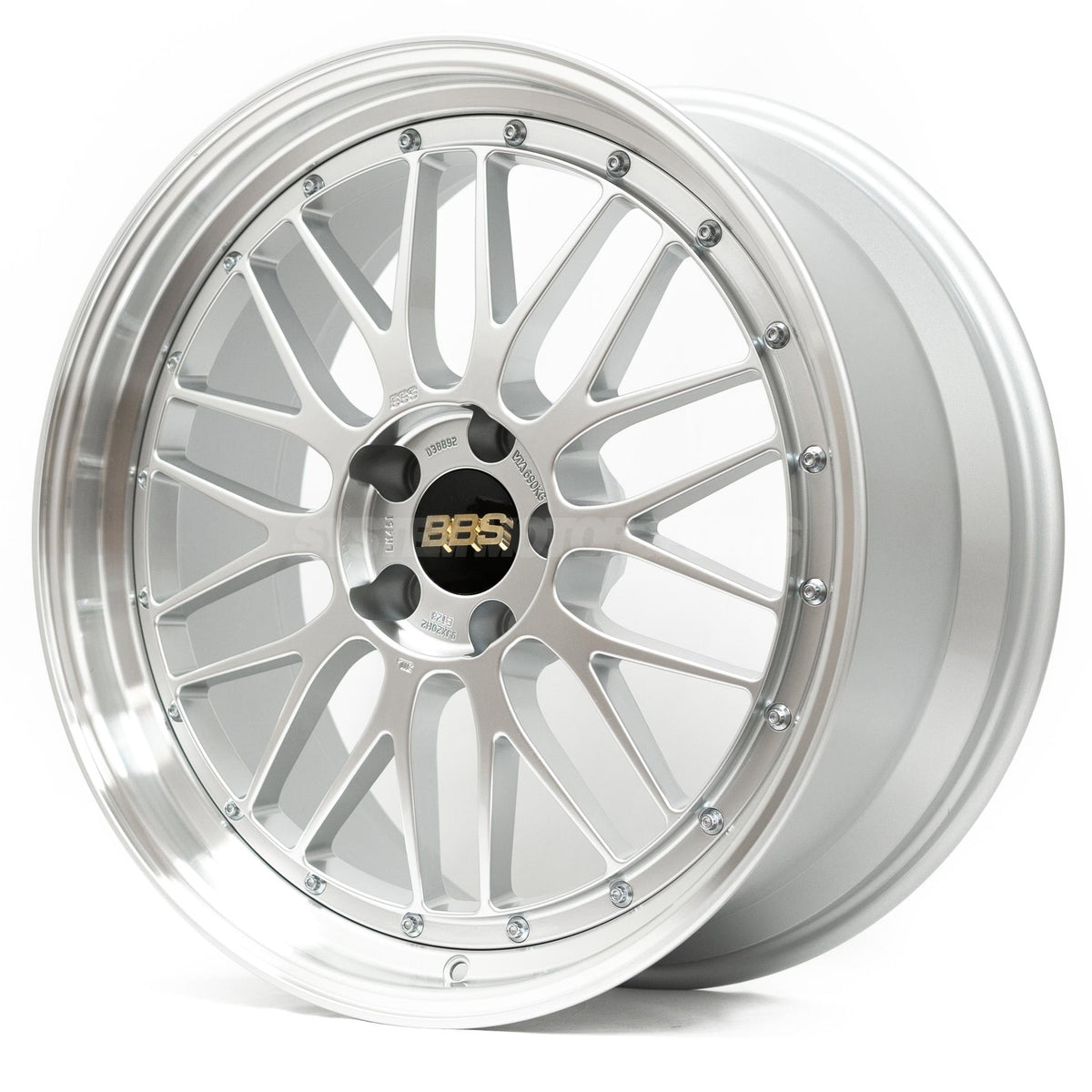 BBS LM - 20x9 / 5x114.3 - Diamond Silver w/ Diamond Cut Rim (Tesla Model 3 / Tesla Model Y Fitment) *Set of 4*