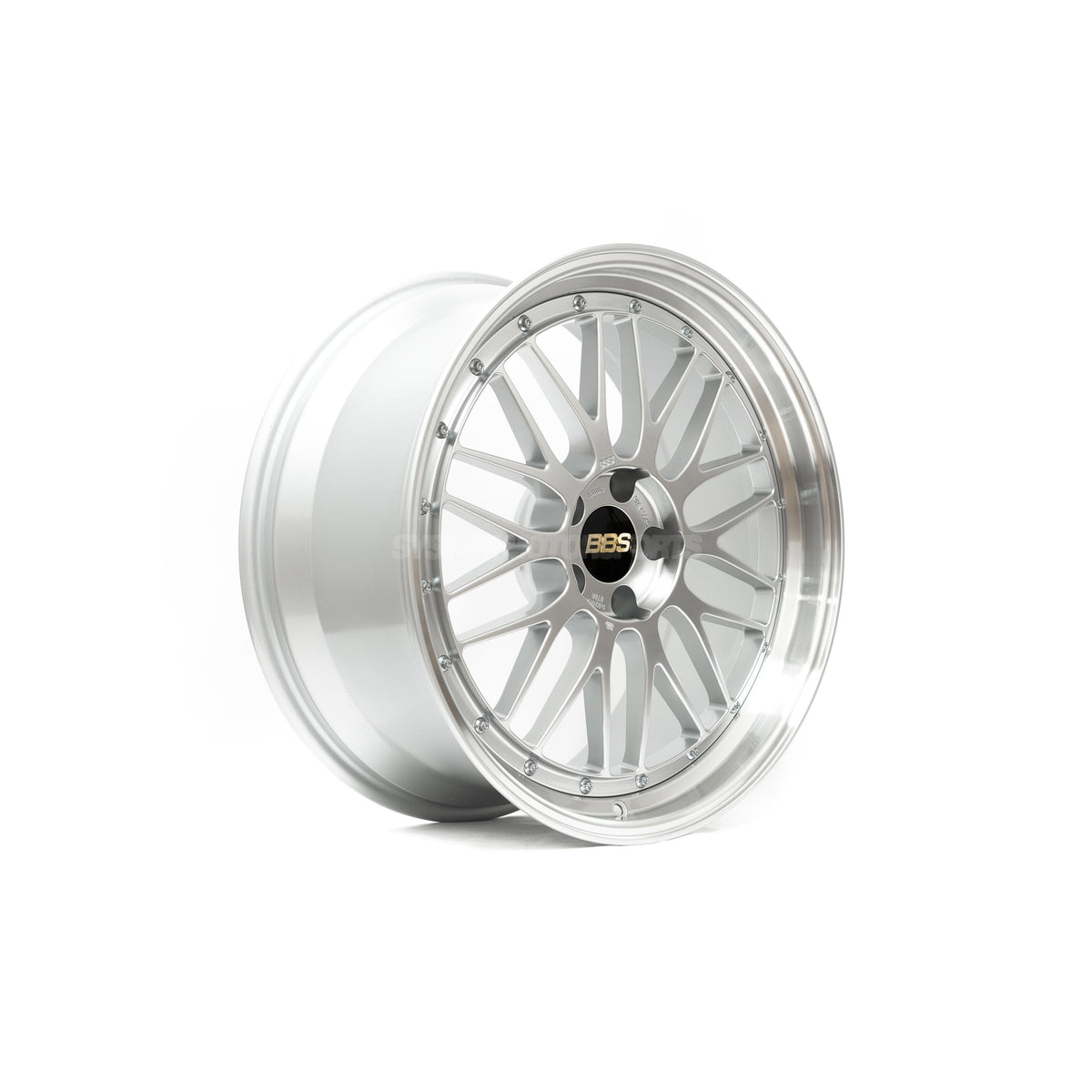 BBS LM - 20x9.5 / 5x114.3 - Diamond Silver w/ Diamond Cut Rim (Tesla Model 3 / Tesla Model Y Fitment) *Set of 4*