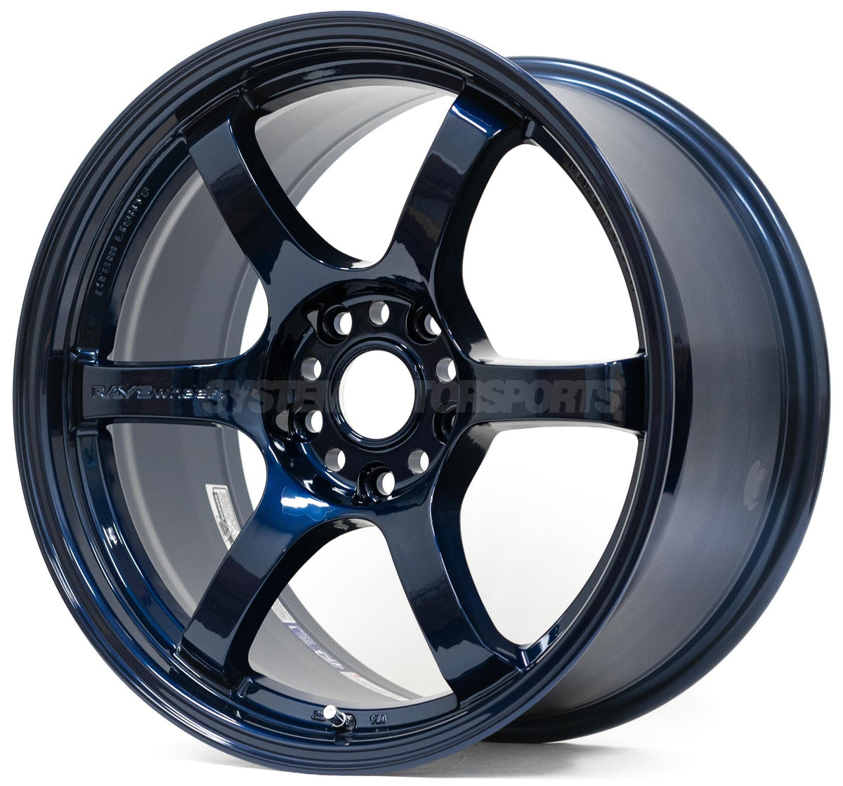 Gram Lights 57DR - 18x9.5 / +38 / 5x114.3 - Eternal Blue Pearl *Set of 4*