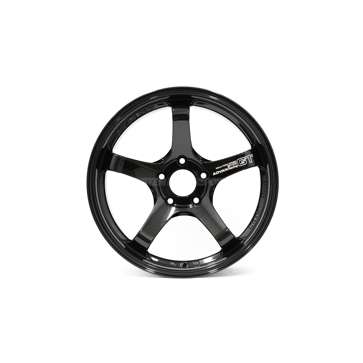 Advan Racing GT for Porsche - 19x9 / 19x10.5 / 5x130 - Racing Titanium Black (Porsche 718/981 Cayman GT4 Fitment) *Set of 4*