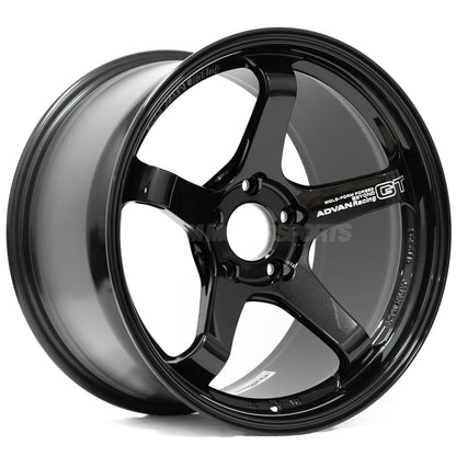 Advan Racing GT for Porsche - 19x9 / 19x10.5 / 5x130 - Racing Titanium Black (Porsche 718/981 Cayman GT4 Fitment) *Set of 4*