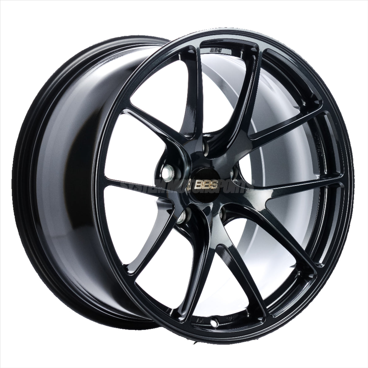 BBS RI-A Black Blue Wheel