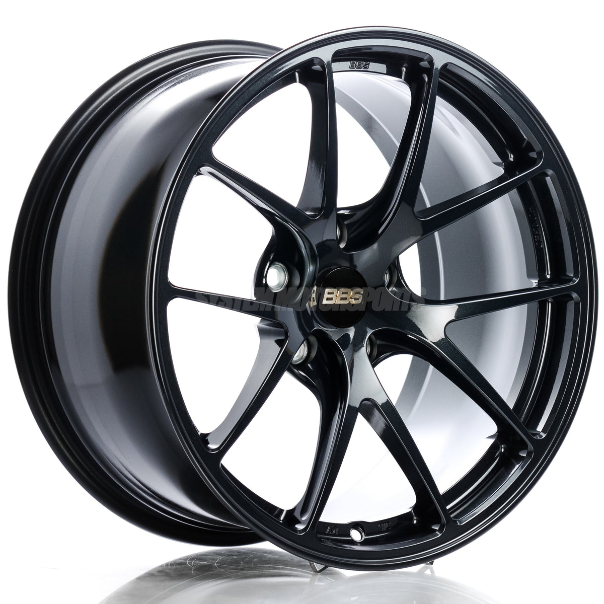 BBS RI-A - 18x9.5 +23 / 18x11 +37 / 5x120 - Black Blue (F80 M3 / F82 M4 / F87 M2 Fitment) *Set of 4*