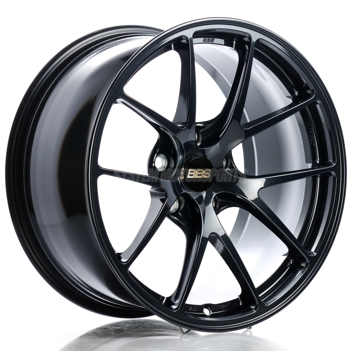 BBS RI-A - 18x9.5 +23 / 18x10.5 +22 / 5x120 - Black Blue (E46 M3 / E90 M3 / E92 M3 / E93 M3 Fitment) *Set of 4*