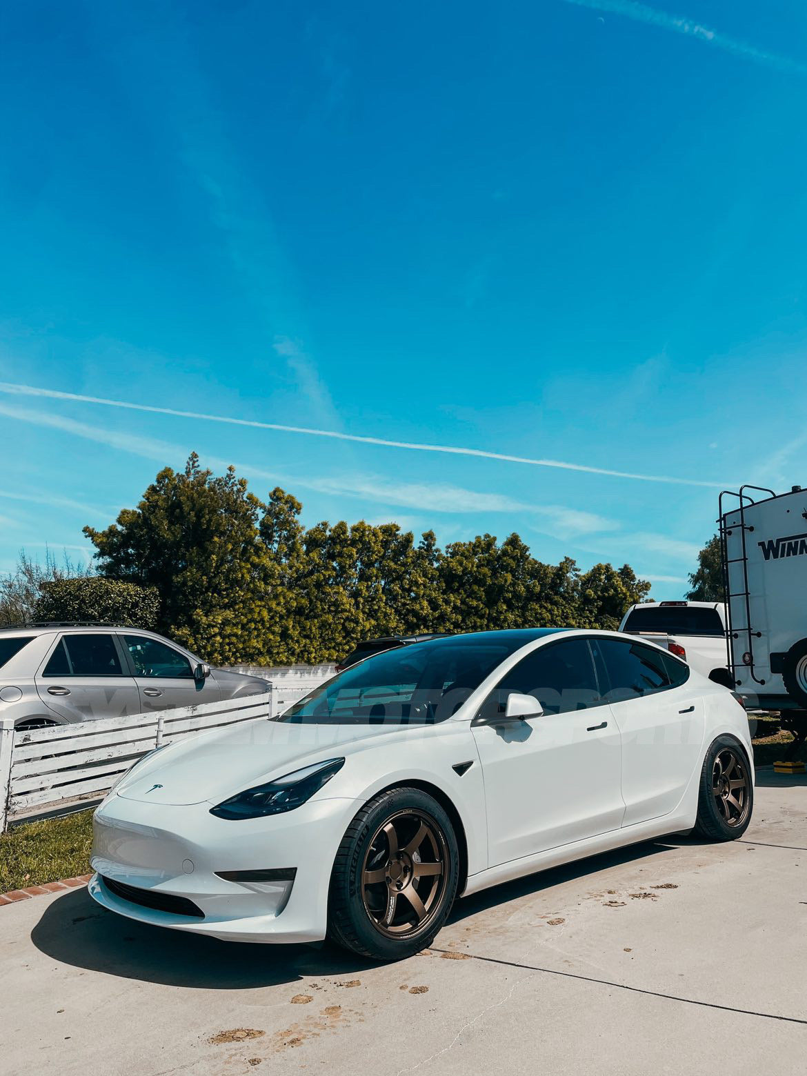 Volk Racing TE37 Saga S-Plus - 18x9.5 / +27 / 5x114.3 - Bronze Almite (Tesla Model 3 Fitment) *Set of 4*