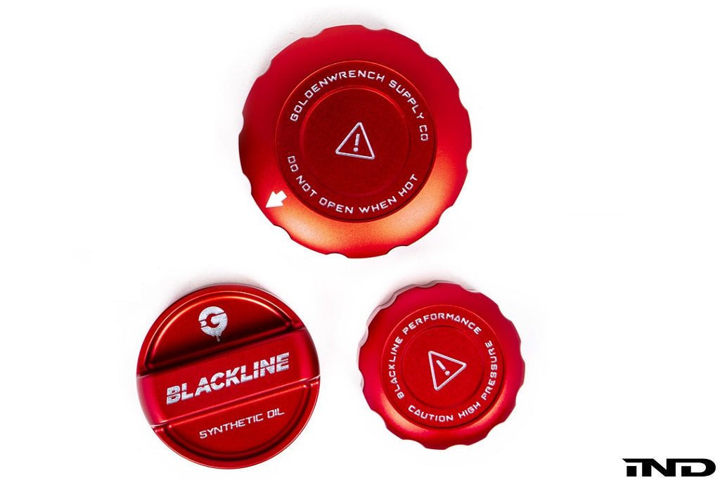 Goldenwrench Blackline Performance BMW M Car (S58) Engine Cap Cover Set
