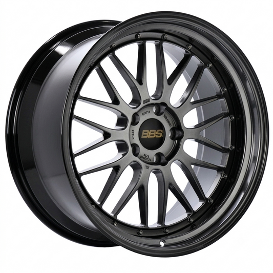BBS LM-R 20x11 5x120 ET40 Diamond Black Center and Barrel Wheel -82mm PFS/Clip Required