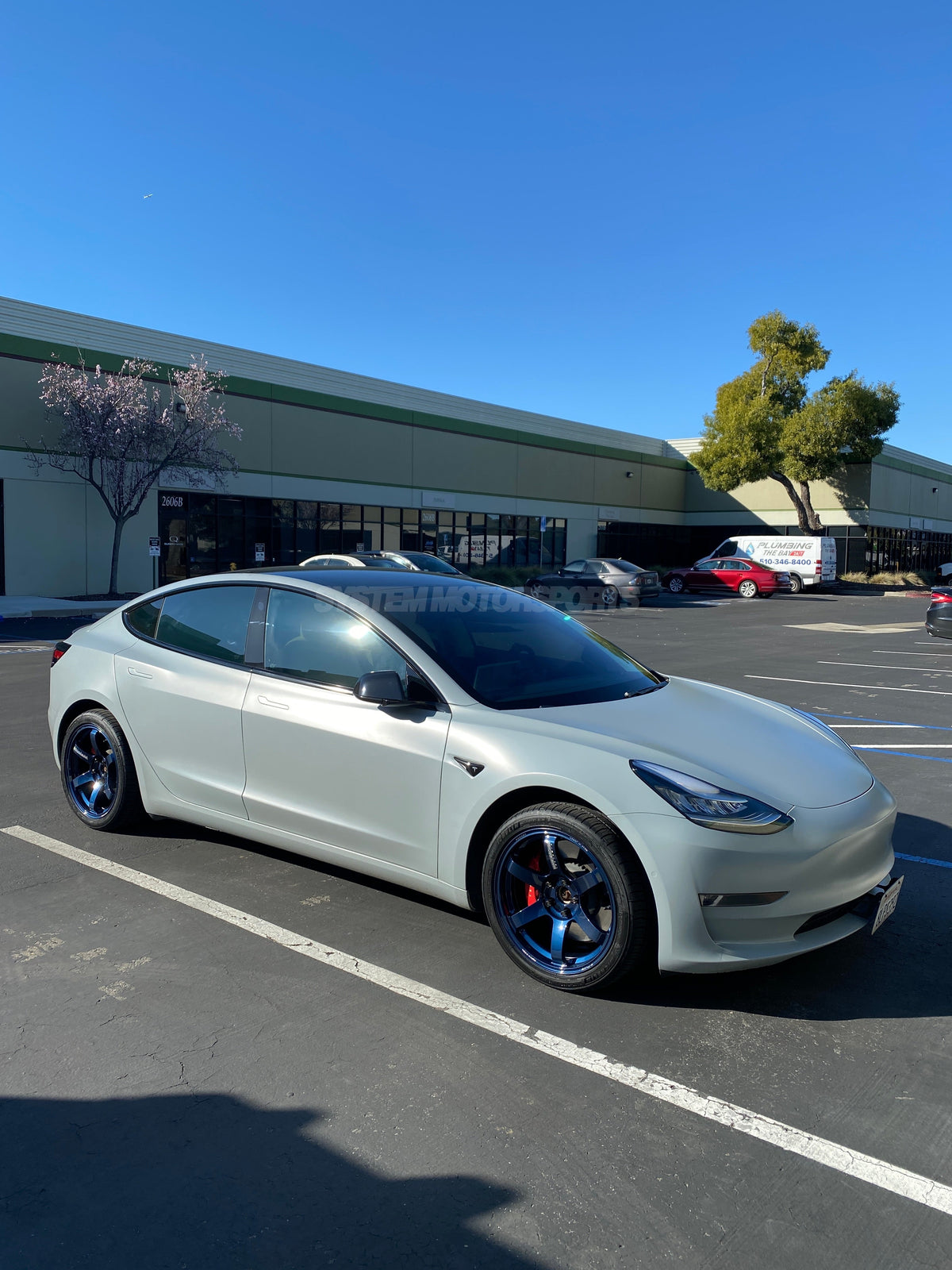 Volk Racing TE37 Saga S-Plus - 18x9.5 / +27 / 5x114.3 - Mag Blue (Tesla Model 3/Y Fitment) *SET OF 4*
