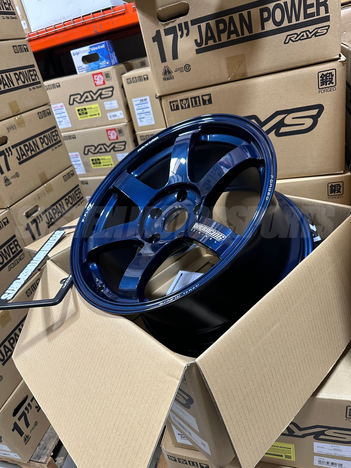 Volk Racing TE37 Saga S-Plus - 17x9 / +35 / 5x120 - Mag Blue (BMW E36 M3 Fitment) *Set of 4*