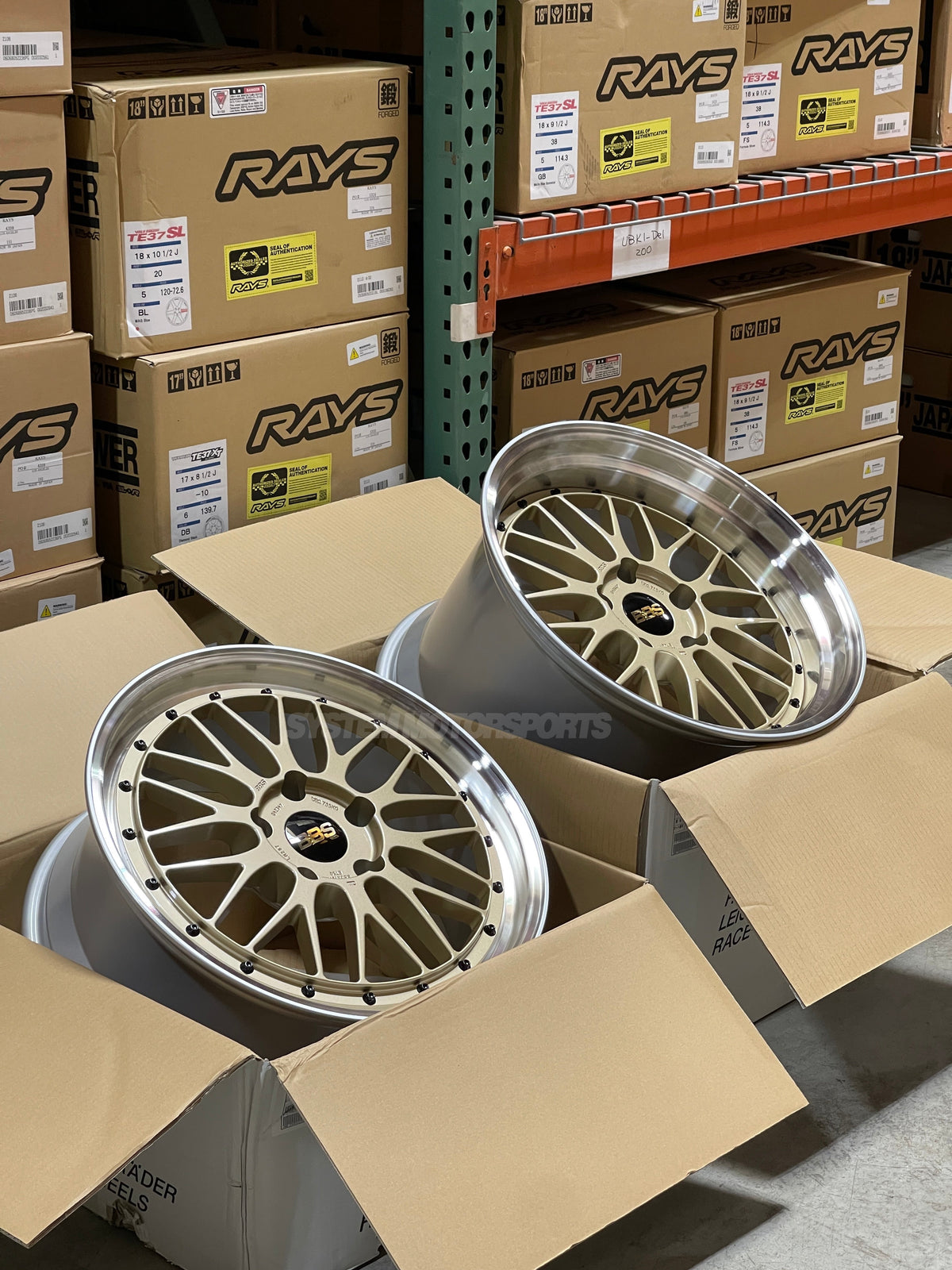 BBS LM - 19x9.5 +23 / 19x11 +35 / 5x112 - Gold w/ Diamond Cut Rim (A9x MKV Supra Fitment) *Set of 4*