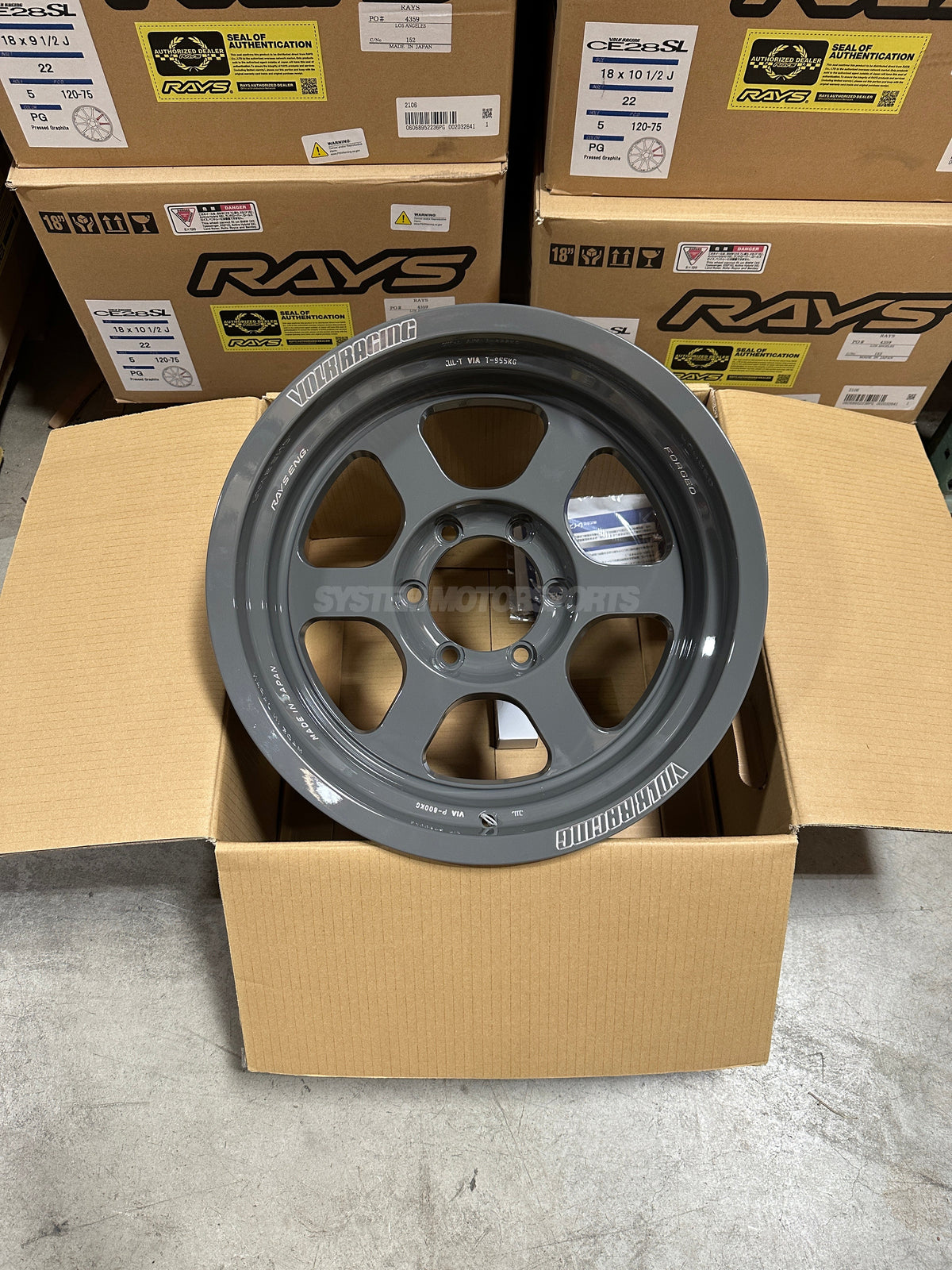 Volk Racing TE37XT M-Spec - 17x8.5 / -10 / 6x139.7 - Nardo Gray *Set of 4*