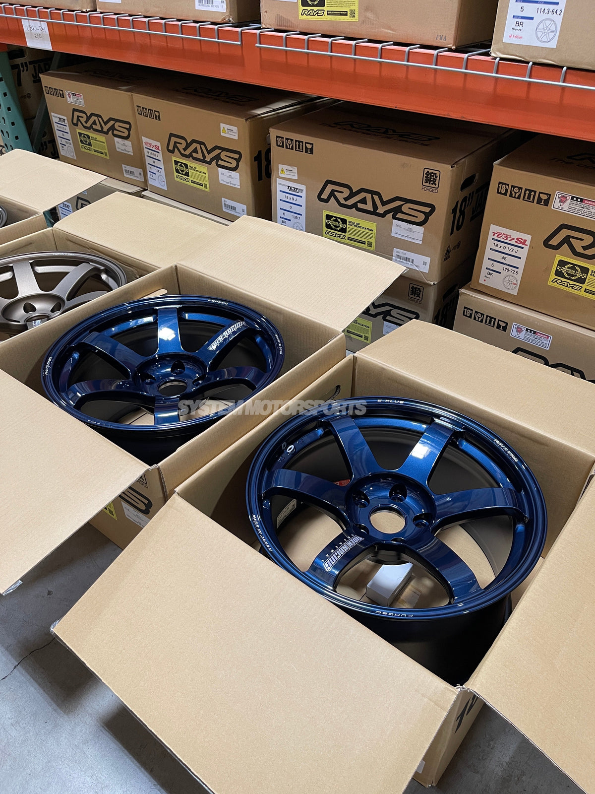 Volk Racing TE37 Saga S-Plus - 18x9.5 +20 / 18x11 +37 5x120 - Mag Blue (F80 M3 / F82 M4 / F87 M2 Fitment) *Set of 4*