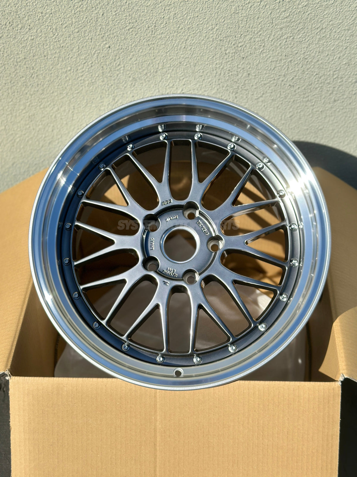 BBS LM - 18x10 / +20 / 5x114.3 - Diamond Black w/ Diamond Cut Rim *Set of 4*