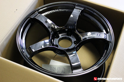 Advan TC-4 - 18x9.5 +45 5x114.3 -  Black Chrome/SBC *Set of 4*