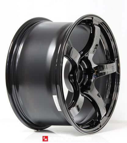 Advan TC-4 18x9.5 +38 5x114.3 Black Chrome *Set of 4* (WRX/STI Fitment)