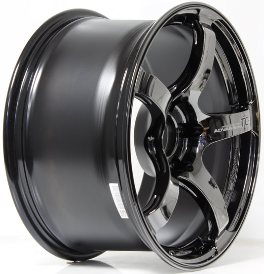 Advan TC-4 - 18x9.5 +45 5x114.3 -  Black Chrome/SBC *Set of 4*