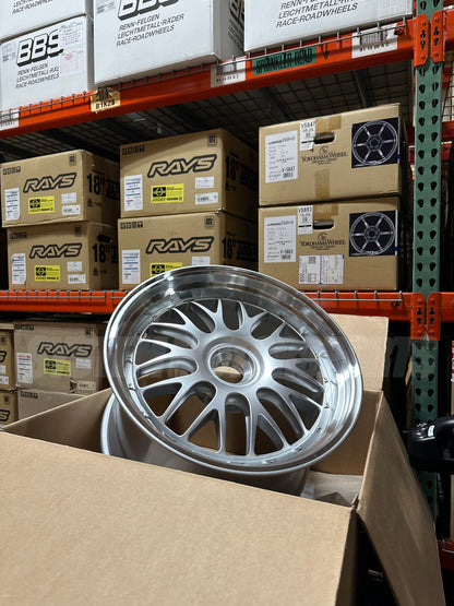 BBS RT88 - 20x10 / 21x13 / Centerlock - Silver (Porsche 992 GT3RS Fitment) *Set of 4*