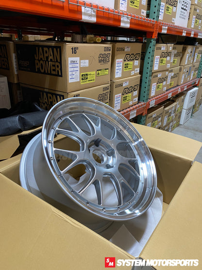 BBS LM-R - 19x9.5 / +25 / 5x114.3 - Diamond Silver w/ Diamond Cut Rim (GR Corolla Fitment) *Set of 4*