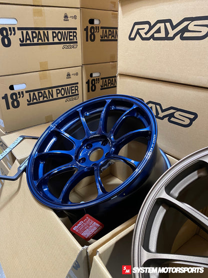 Volk Racing ZE40 - 18x9.5 +22 / 18x10.5 +30 / 5x112 - Mag Blue (A9x MK5 Supra Fitment) *Set of 4*