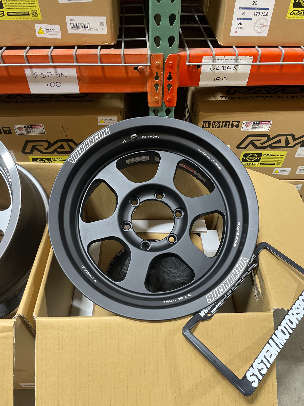 Volk Racing TE37XT M-Spec - 17x8.5 / -10 / 6x139.7 - Blast Black *Set of 4*
