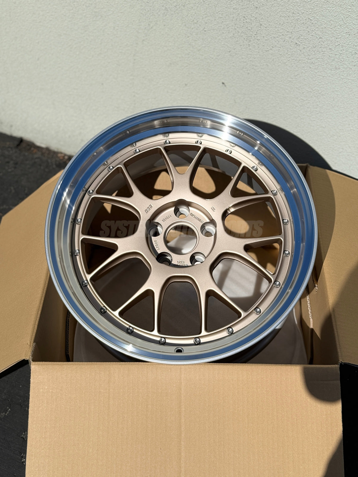 BBS LM-R - 19x9.5 / +25 / 5x114.3 - Citrine Gold w/ Bright Cut Lip (GR Corolla Fitment) *Set of 4*