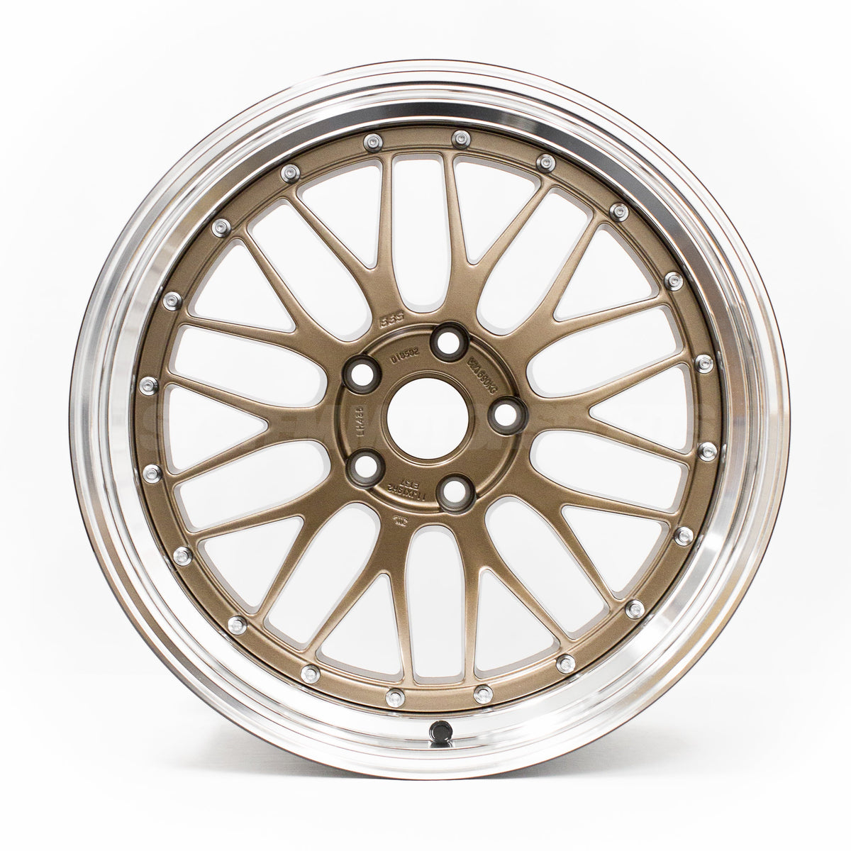 BBS LM - 19x9.5 +22 / 19x11 +37 / 5x120 - Bronze w/ Bright Diamond Cut Rim (F80 M3 / F82 M4 / F87 M2 Fitment) *Set of 4*