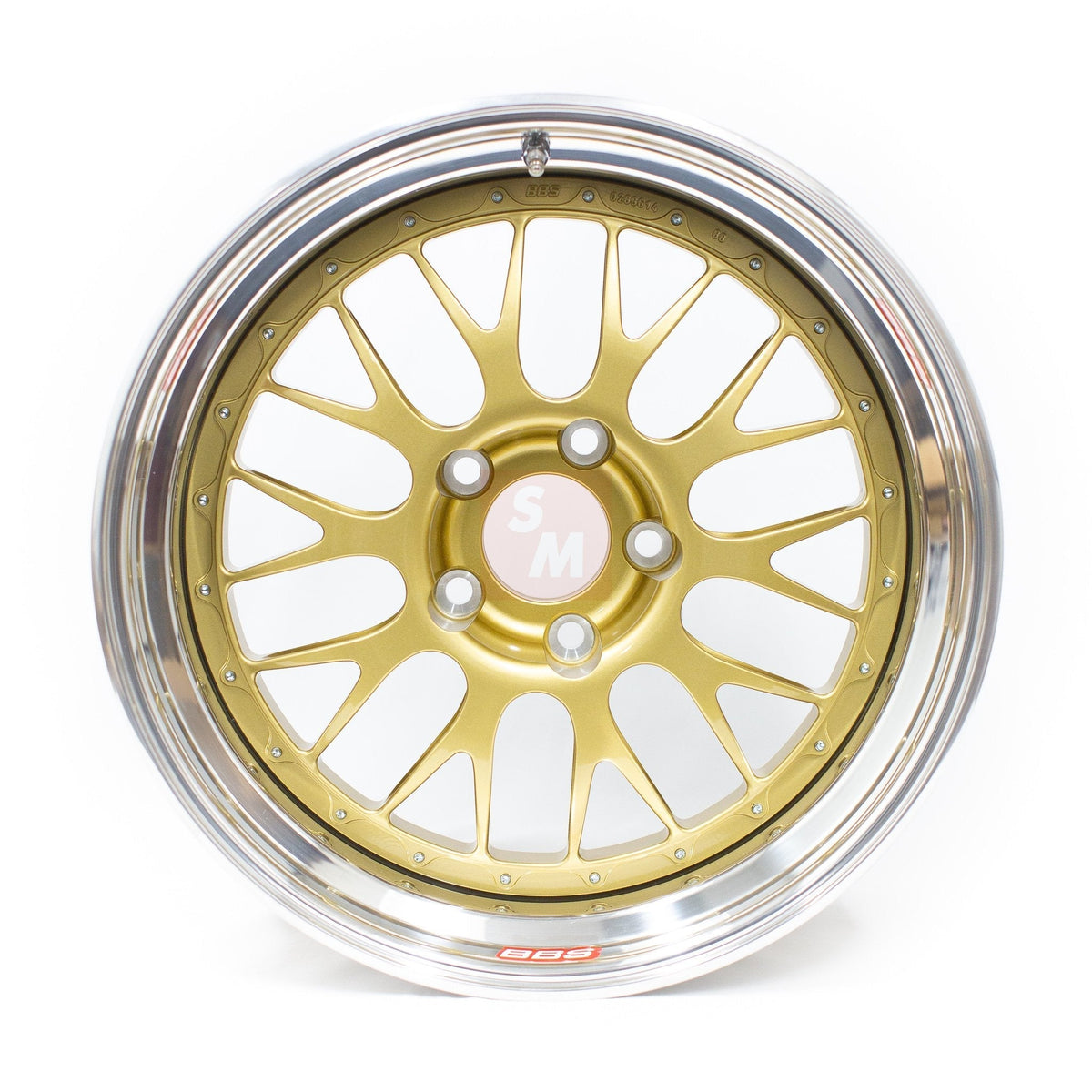 BBS E88 - 19x10 +21 / 19x11 +34 / 5x120 (Race Pocket Center) - Gold (F80 M3 / F82 M4 / F87 M2 Fitment) *Set of 4*