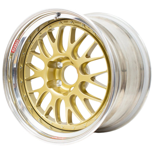 BBS E88 - 19x9.5 / 19x12.5 / Centerlock - Gold (Porsche 991.1/991.2 GT3 Fitment) *Set of 4*