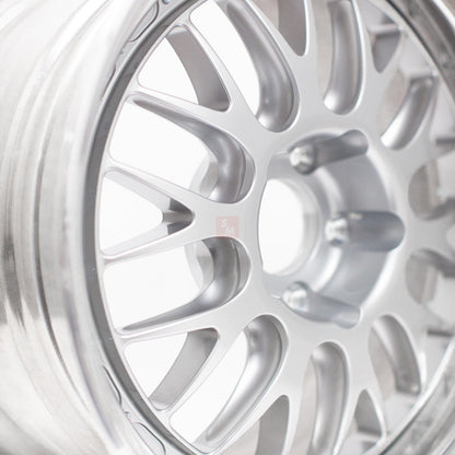 BBS E88 - 19x10 +24 / 19x11 +42 / 5x120 (Race Pocket Center) - Silver (F80 M3 / F82 M4 / F87 M2 Fitment) *Set of 4*