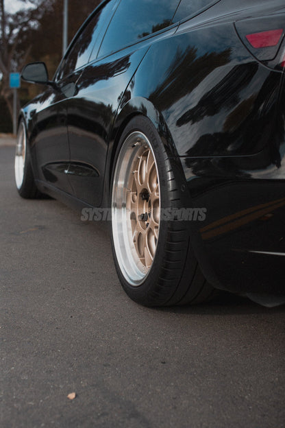 BBS LM-R - 19x9.5 / +25 / 5x114.3 - Diamond Silver w/ Diamond Cut Rim (Tesla Model 3/Y Fitment) *Set of 4*