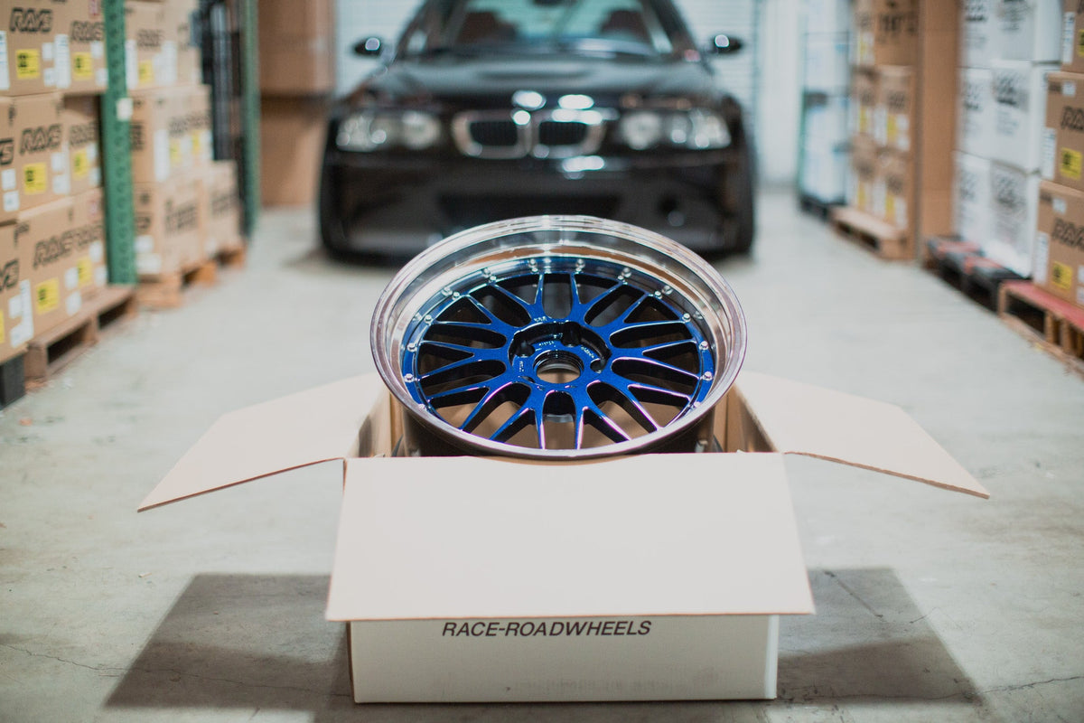 BBS LM - 19x9.5 +22 / 19x11 +37 / 5x120 - Navy Blue Pearl w/ Black Bright Diamond Cut Rim (F80 M3 / F82 M4 / F87 M2 Fitment) *Set of 4*