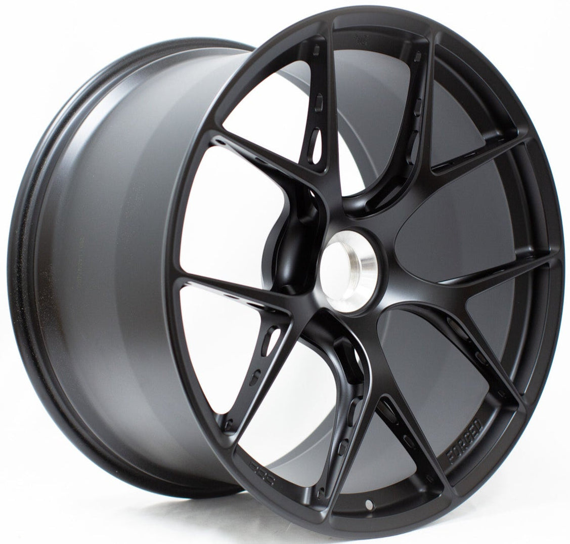 BBS FI-R EVO - 20x9.5 / 21x12 / Centerlock - Matte Black (Porsche 992 Turbo / Turbo S Fitment) *Set of 4*