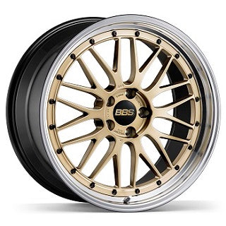 BBS LM - 20x9 / 20x12 / 5x130 - Gold w/ Black Bright Diamond Cut Rim (Porsche 991 Turbo Fitment) *Set of 4*