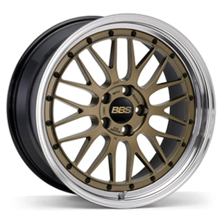 BBS LM - 20x9 / 20x12 / 5x130 - Matte Gold w/ Black Bright Diamond Cut Rim (Porsche 991 NB Fitment) *Set of 4*