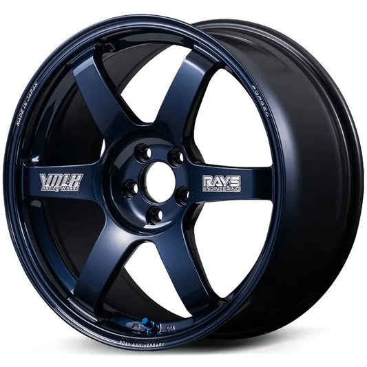 Volk Racing TE37 Saga S-Plus 30th Anniversary Mag Blue (Spoke Engravings) - 15"