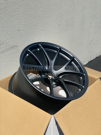 BBS RI-A - 18x9.5 +23 / 18x10.5 +25 / 5x120 - Matte Graphite (E46 M3 / E90 M3 / E92 M3 / E93 M3 Fitment) *Set of 4*