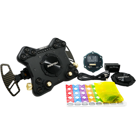 Zestek SCX Pro Racing Steering Wheel Hub — OEM ECU/Steering Functions + Standalone ECU