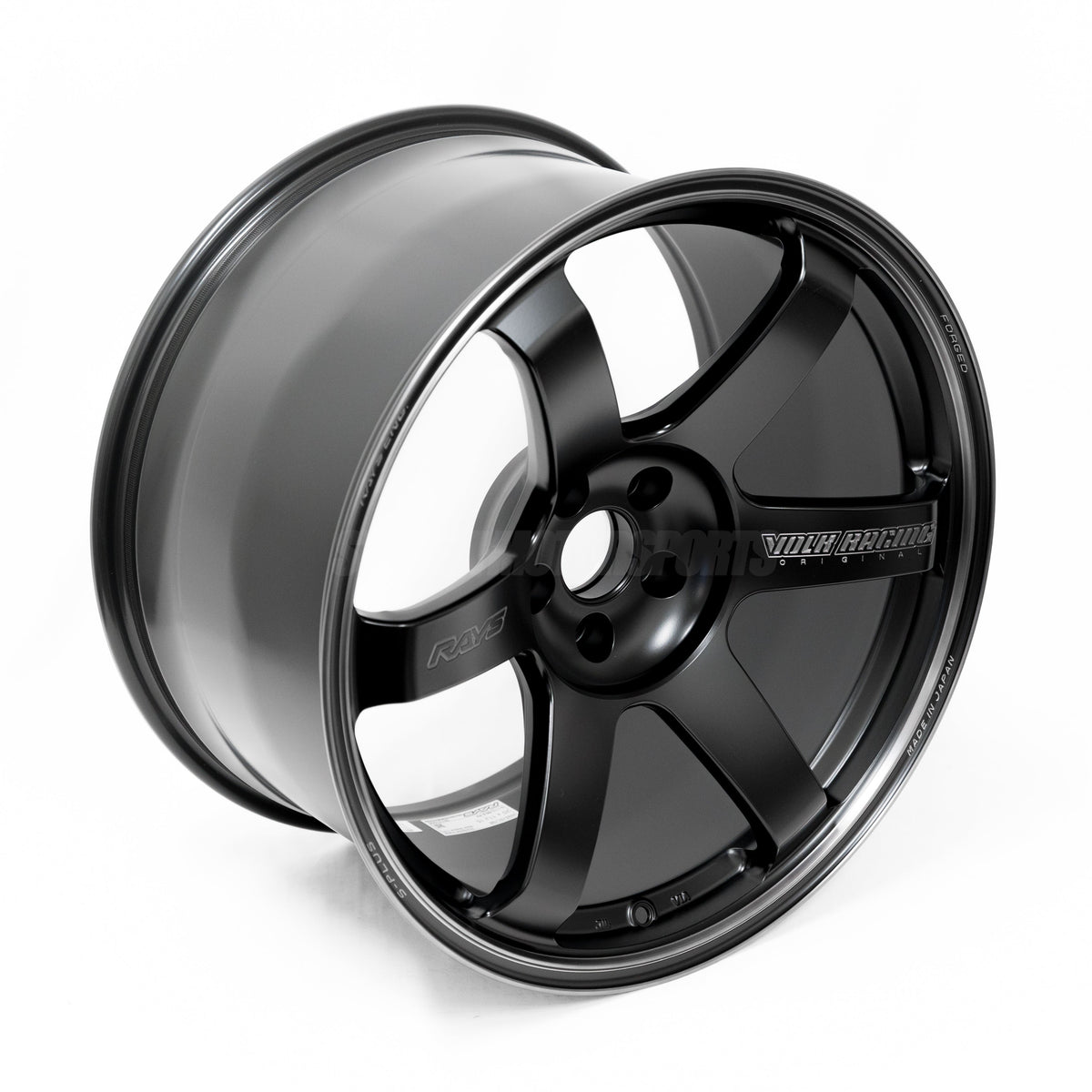 Volk Racing TE37 Saga S-Plus Black Shadow LTD - 18x8.5 / +42 / 5x112 - Matte Translucent Black (VW / Audi / Mini Fitment) *Set of 4*