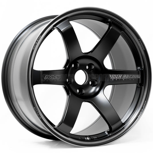 Volk Racing TE37 Saga S-Plus Black Shadow LTD - 19x9.5 +25 / 19x10.5 +33 / 5x112 - Matte Translucent Black *Set of 4*
