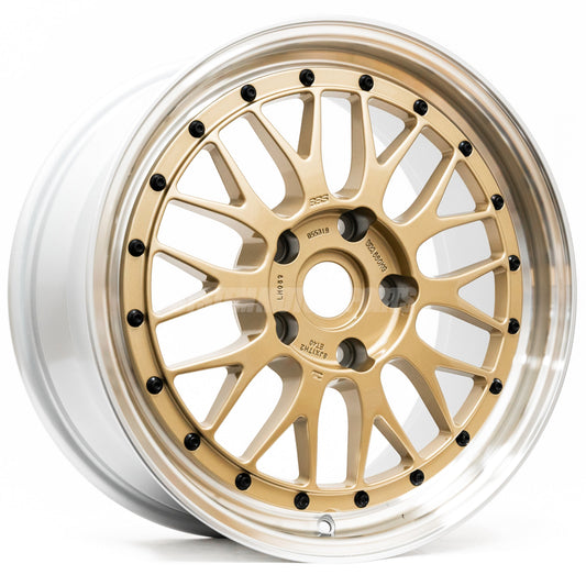 BBS LM - 17x7.5 +25 / 17x9 +17 / 5x130 - Gold w/ Diamond Cut Rim (Porsche 911 G-body Fitment) *Set of 4*