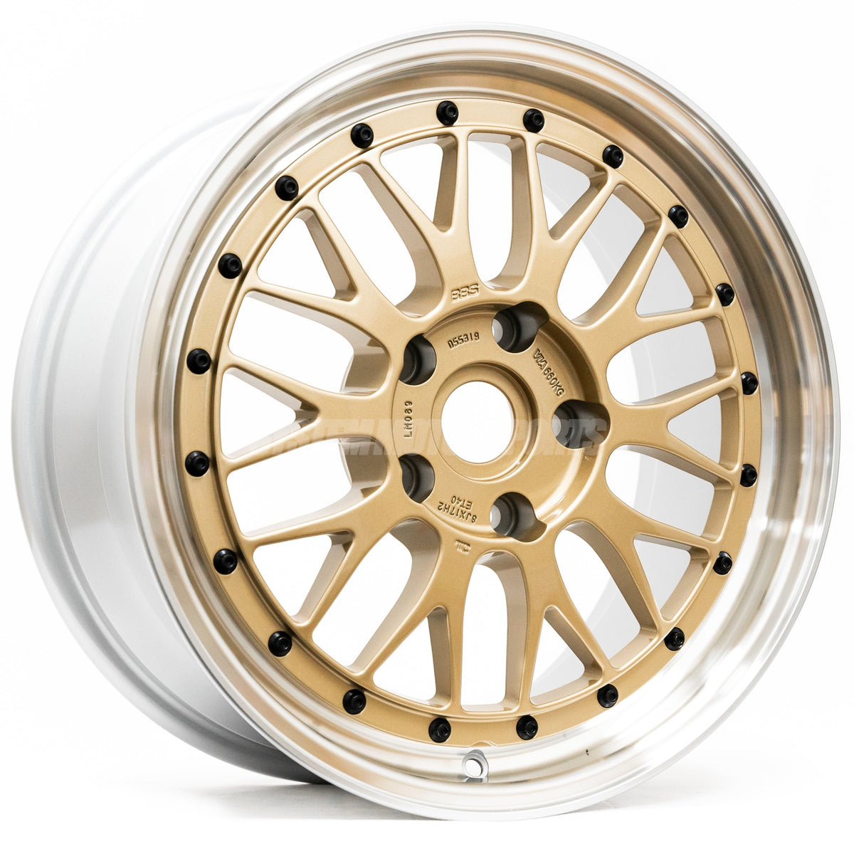 BBS LM - 17x8 / +40 / 5x120 - Gold w/ Diamond Cut Rim (E36 M3 Fitment) *Set of 4*