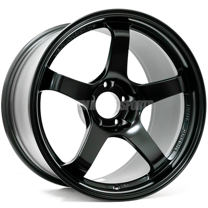 Advan Racing GT - 18x11 / +15 / 5x114.3 - Semigloss Black *Set of 4*