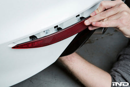 Acexxon MK7 Golf GTI Rear Reflector Insert Set - Honeycomb