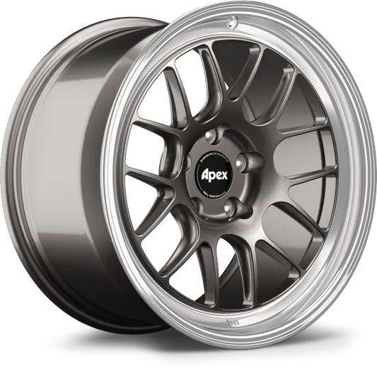 Apex ML-7RT Machined Lip Gloss Motorsport Gold Wheel
