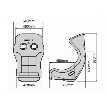 BRIDE Xero MS Seat