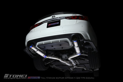 TOMEI FULL TITANIUM MUFFLER EXPREME Ti Q50 TYPE-D (DUAL)