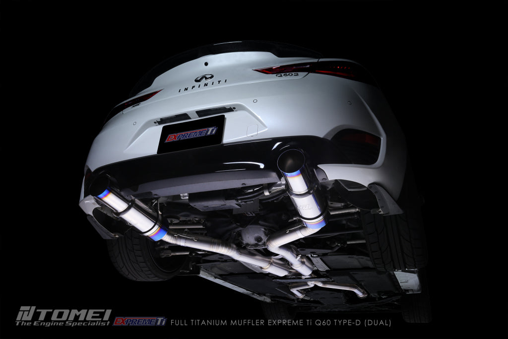 TOMEI FULL TITANIUM MUFFLER EXPREME Ti Q60 TYPE-D (DUAL)