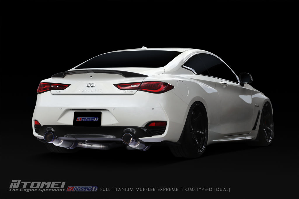 TOMEI FULL TITANIUM MUFFLER EXPREME Ti Q60 TYPE-D (DUAL)